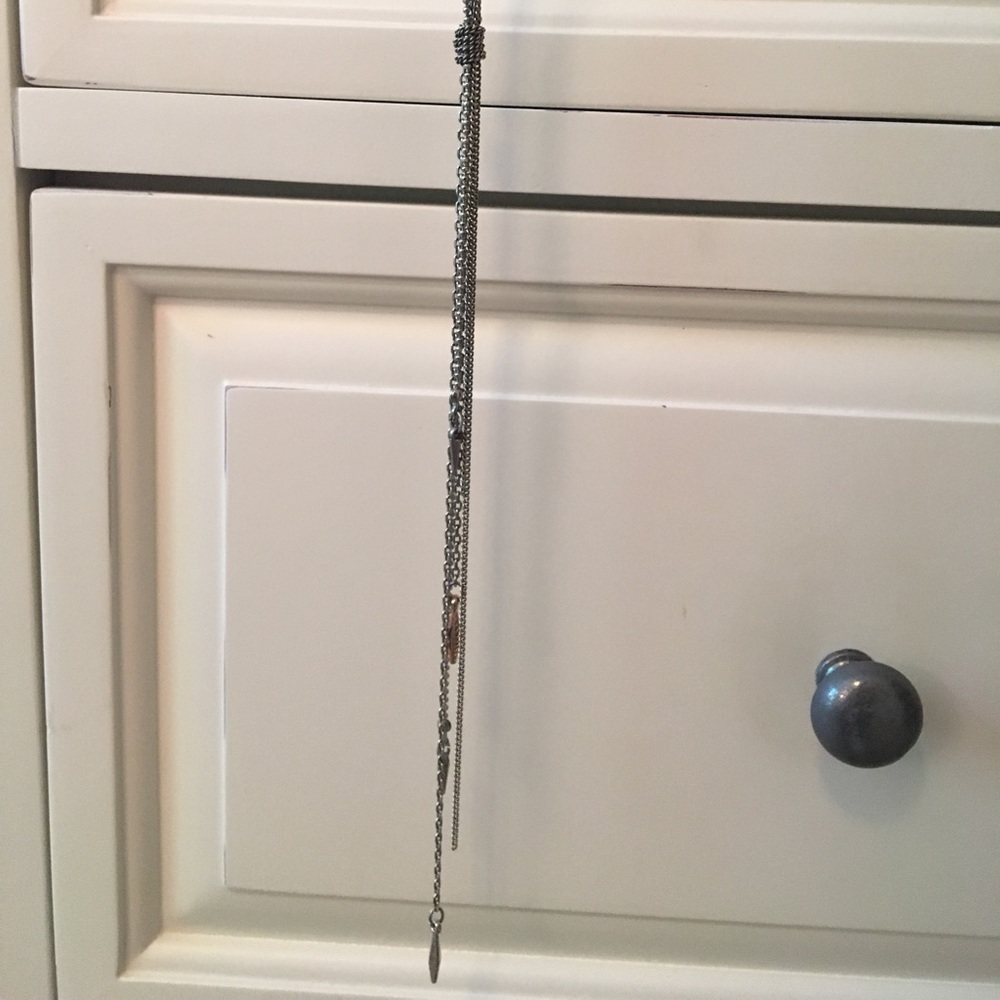 Long bunched necklace